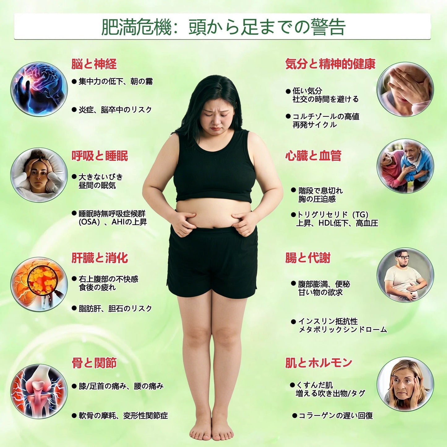 🟢公式旗艦店 /BSWELL®＆NAD+ 10-in-1 ナノ強化フォーミュラ — 肥満、肌のたるみ、糖尿病、睡眠時無呼吸症候群、関節の悩み、その他健康上の懸念にアプローチ